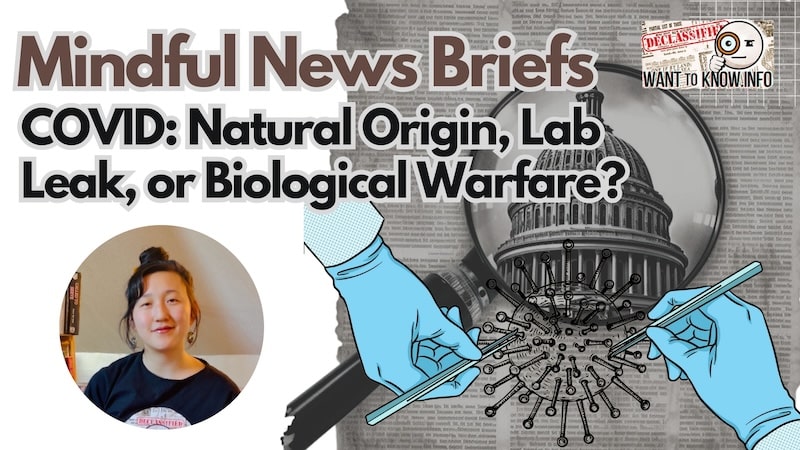 Mindful News Brief: COVID—Natural Origin, Lab Leak, or Biological Warfare?